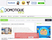 Tablet Screenshot of domotique-info.fr